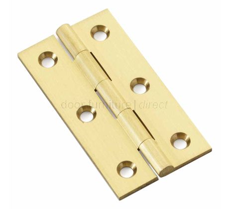 Satin Brass Cabinet Hinges In Pairs
