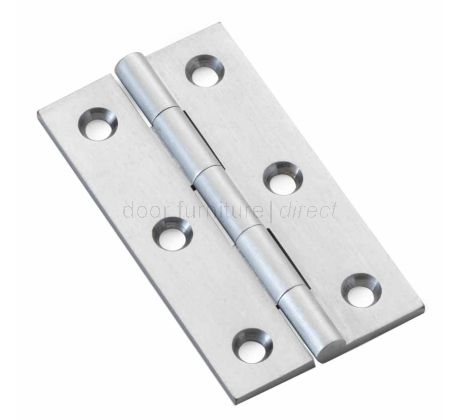 Satin Chrome Cabinet Hinges In Pairs