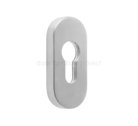 316 Stainless Steel Oval Euro Escutcheon