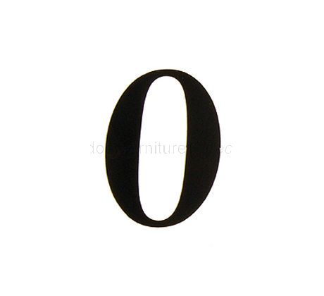 51mm Adhesive Black Numerals and Letters