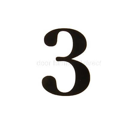 51mm Adhesive Black Numerals and Letters