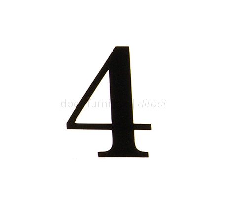 51mm Adhesive Black Numerals and Letters