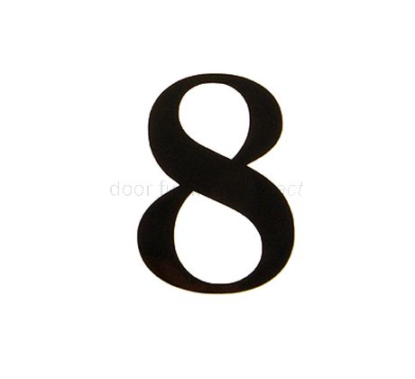51mm Adhesive Black Numerals and Letters