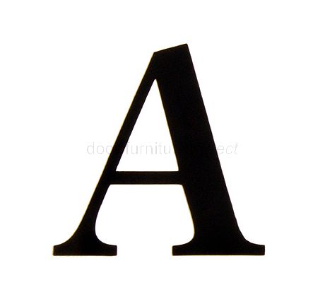 51mm Adhesive Black Numerals and Letters