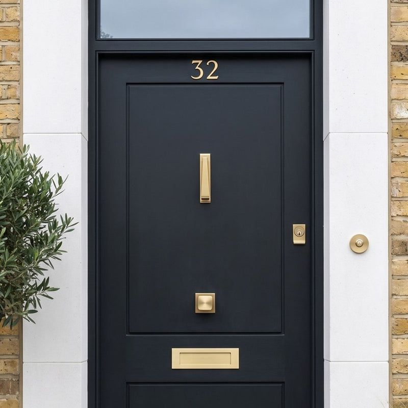 Black Door, Satin Brass