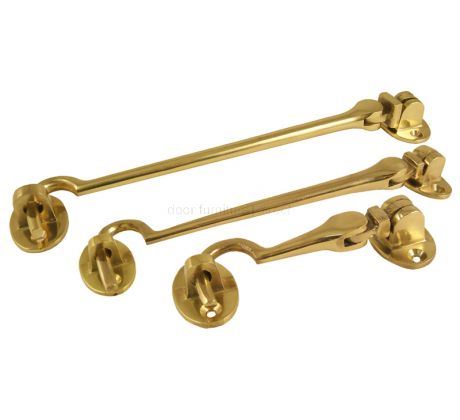 Polished Brass Victorian Cabin Hook