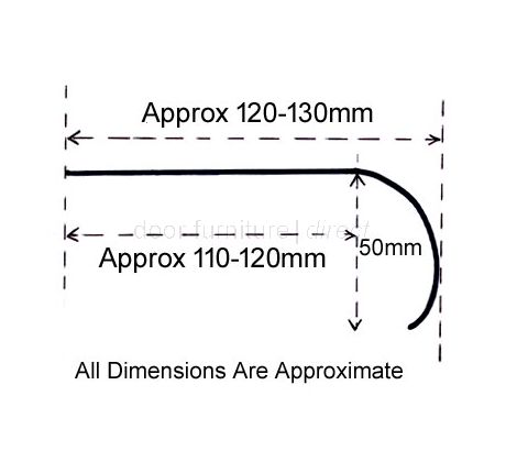 Stainless Steel Bull Nose Threshold Plate