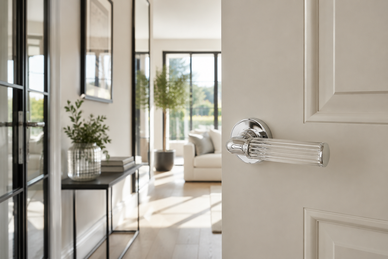 Polished Chrome for Light-Filled Rooms