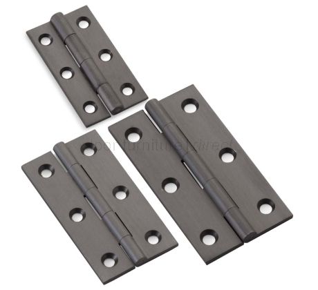 Dark Bronze Cabinet Hinges In Pairs
