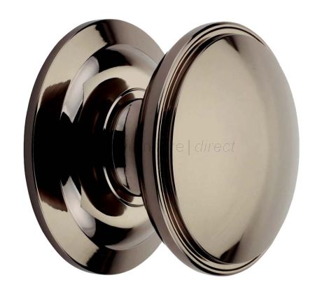 Fab and Fix Centre Door Knob 100mm Hardex Bronze Concealed Fix