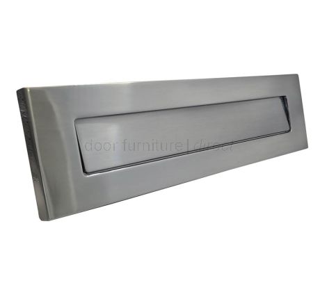 Architectural Shield External uPVC Letter Plate Hardex Graphite 317x88mm