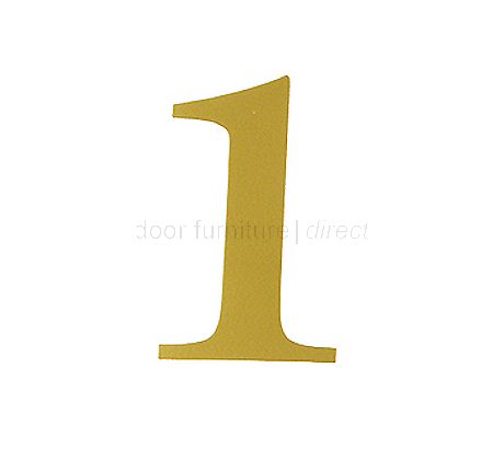 51mm Adhesive Gold Numerals and Letters