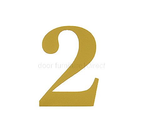 51mm Adhesive Gold Numerals and Letters