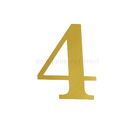 51mm Adhesive Gold Numerals and Letters