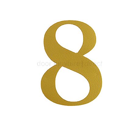 51mm Adhesive Gold Numerals and Letters