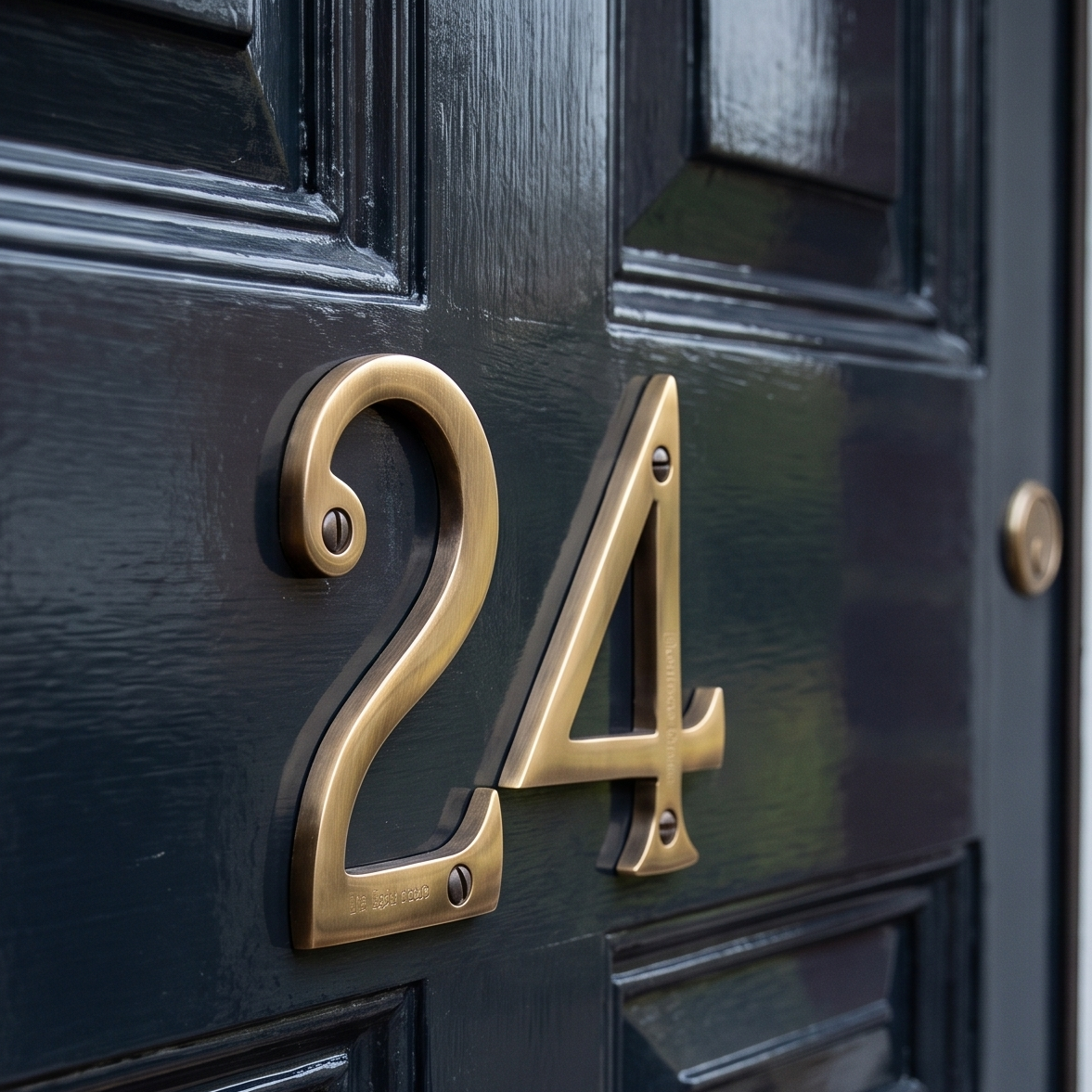 Heritage C1560 Antique Brass 3in (76mm) Numerals 0-9