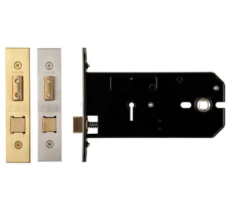 Horizontal 3 Lever Mortice Lock