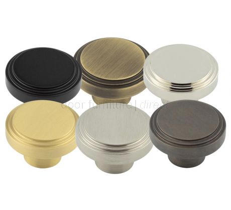 Hoxton Cropley Stepped Edge Cabinet Knob 40mm