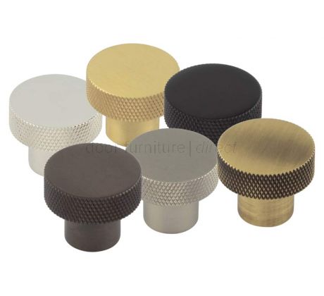 Hoxton Wenlock Diamond Knurled Cabinet Knob 30mm