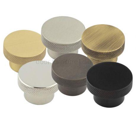 Hoxton Wenlock Diamond Knurled Cabinet Knob 40mm