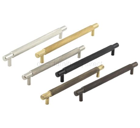 Hoxton Taplow Knurled Cabinet Handle 224mm