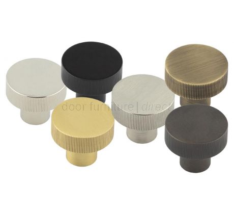 Hoxton Thaxted Line Knurled Cabinet Knob 30mm