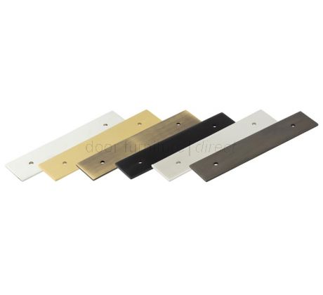 Hoxton Fanshaw Cabinet Handle Plain Backplate 140x30mm