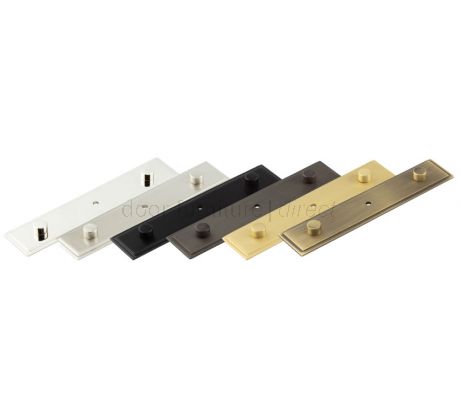 Hoxton Rushton Cabinet Knob Stepped Back Plate 140x30mm