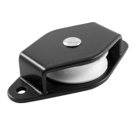 1.5in Single Side Pulley Black