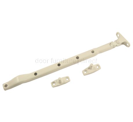 White Casement Stay 254mm