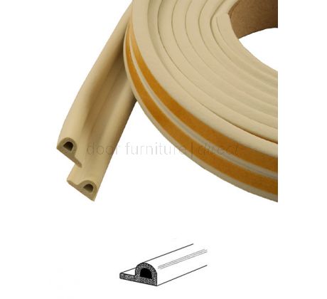 EPDM Rubber P Strip 5M White