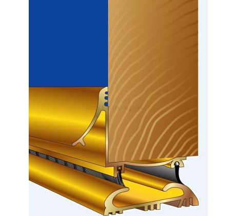 Trimline Threshold 838mm Gold