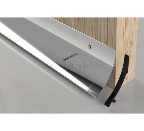 Stormguard Rain Deflector 63mm Weather Trim 914mm in Aluminium