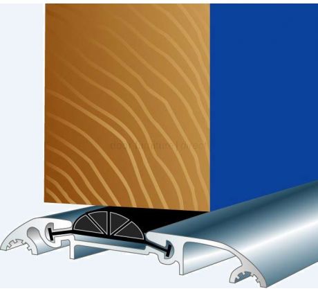 Stormguard Access Threshold CDX in Aluminium