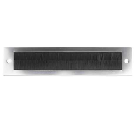Brush Letterbox Excluder Aluminium