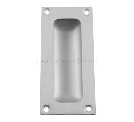 Flush Pull Aluminium 90x40mm