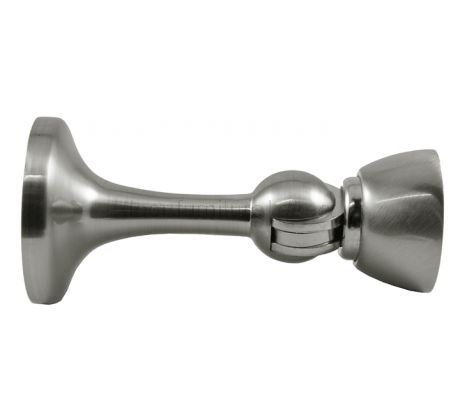 Satin Chrome Magnetic Door Holder