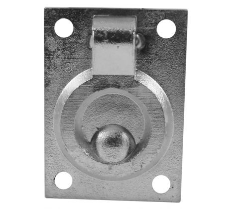 Polished Stainless Steel Flush Ring Pull 44x62mm