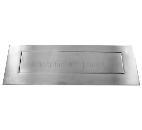 Satin Stainless Steel Letter Plate 330mm