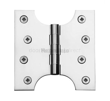 Polished Chrome Parliament Hinges 102x51x102mm In Pairs