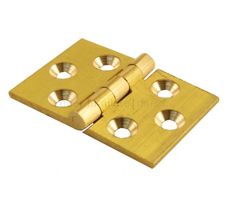 Brass Back Flap Hinge 32x48mm in Pairs