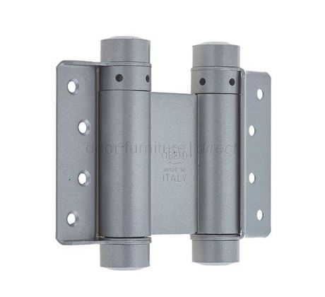 Silver Double Action Spring Hinges In Pairs