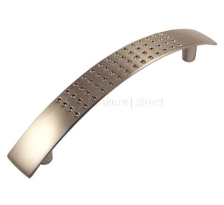 Satin Nickel Dimple Cabinet Handle 96mm