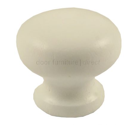 White Painted Pine Cupboard Knob