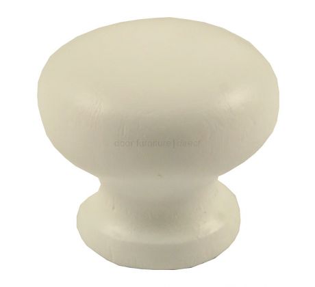 White Painted Pine Cupboard Knob