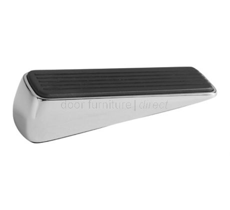 Polished Chrome Designer Door Wedge