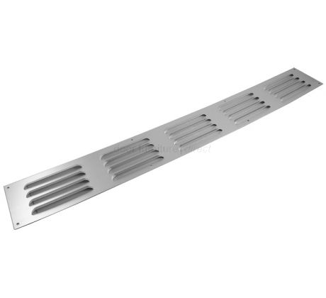 Aluminium Fixed Louvre Vent 24x3in (610x76mm)