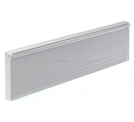 Draught Proof Letter Plate or Tidy 292mm White