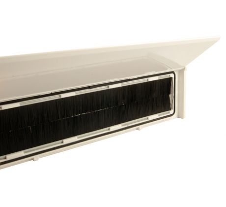 Draught Proof Letter Plate or Tidy 292mm White