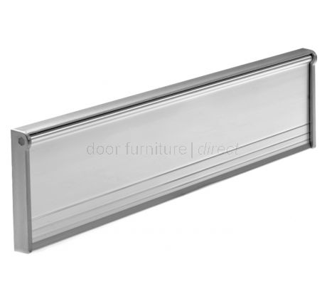 Draught Proof Letter Plate or Tidy 292mm Satin Anodised